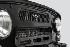 metallic grille